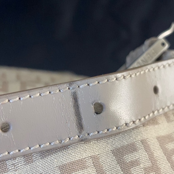 Fendi Tan Monogram Shoulder Bag - Picture 9 of 9